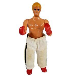1985 Placo Toys PKA Official KARATE KICKER Action Figure Kickboxer Guy 1980s